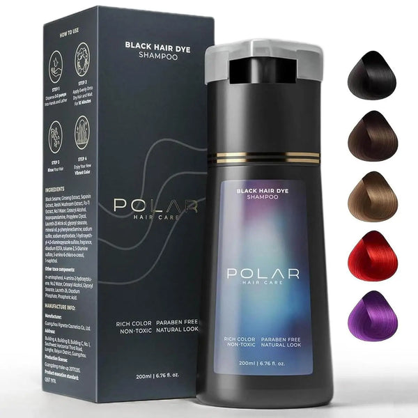 Hair Dye Shampoo Quick Color Shampoo One Wash Color Hair Blackening Spray Health Care